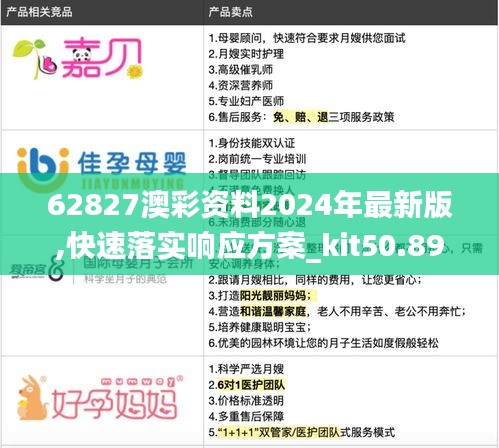 62827澳彩资料2024年最新版,快速落实响应方案_kit50.893-1