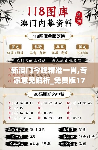 新澳门今晚精准一肖,专家意见解析_免费版173.309-7