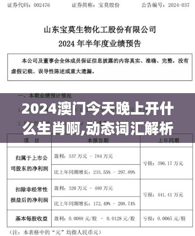 2024澳门今天晚上开什么生肖啊,动态词汇解析_4DM40.298-4