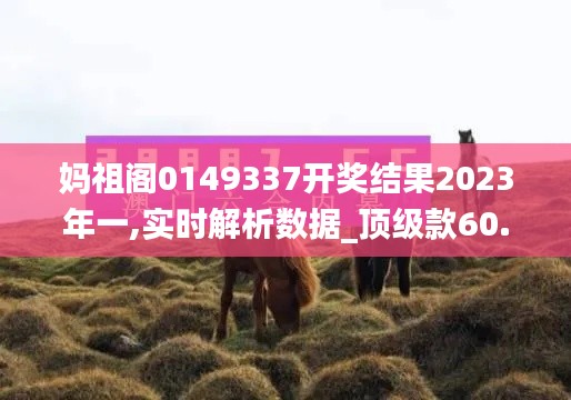 妈祖阁0149337开奖结果2023年一,实时解析数据_顶级款60.106