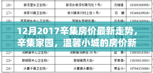 辛集房价最新走势揭秘，家园温馨小城的房价新篇章与家的温暖故事