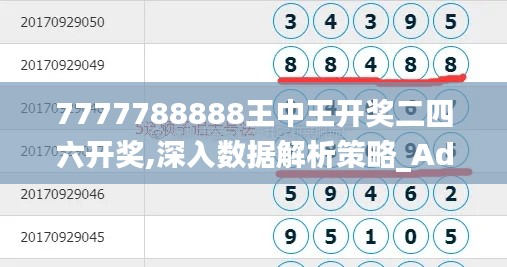 7777788888王中王开奖二四六开奖,深入数据解析策略_Advance113.437