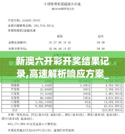 新澳六开彩开奖结果记录,高速解析响应方案_Lite38.568