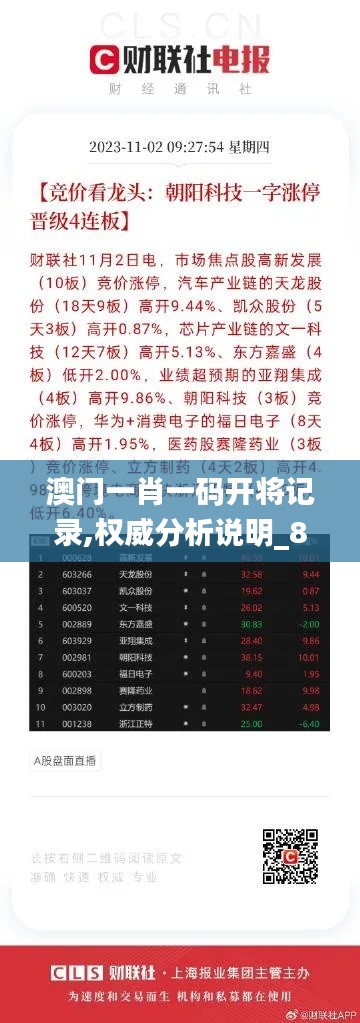 澳门一肖一码开将记录,权威分析说明_8K87.577