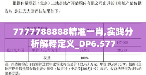 7777788888精准一肖,实践分析解释定义_DP6.577