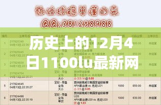 12月4日全新升级！1100lu科技引领未来生活潮流，智能之旅震撼来袭