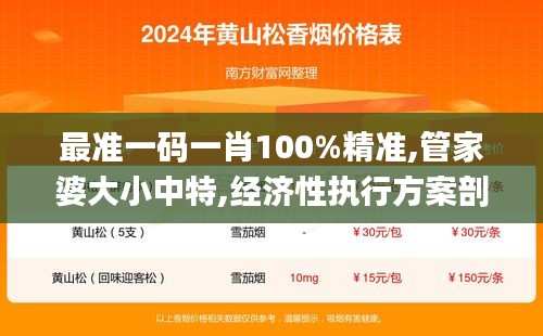 最准一码一肖100%精准,管家婆大小中特,经济性执行方案剖析_AR版10.661