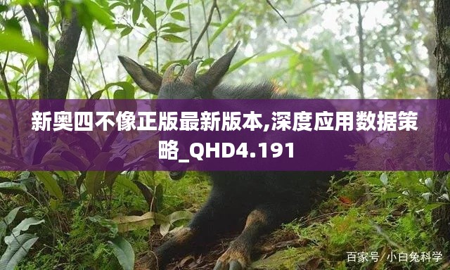 新奥四不像正版最新版本,深度应用数据策略_QHD4.191