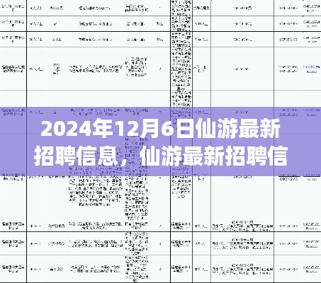 2024年仙游最新招聘信息深度测评与用户体验报告发布