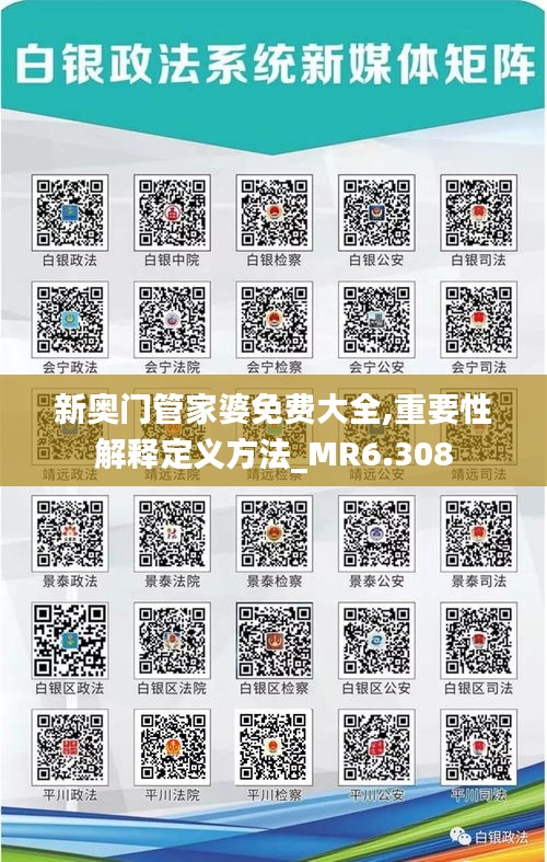 新奥门管家婆免费大全,重要性解释定义方法_MR6.308