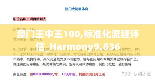 澳门王中王100,标准化流程评估_Harmony9.836