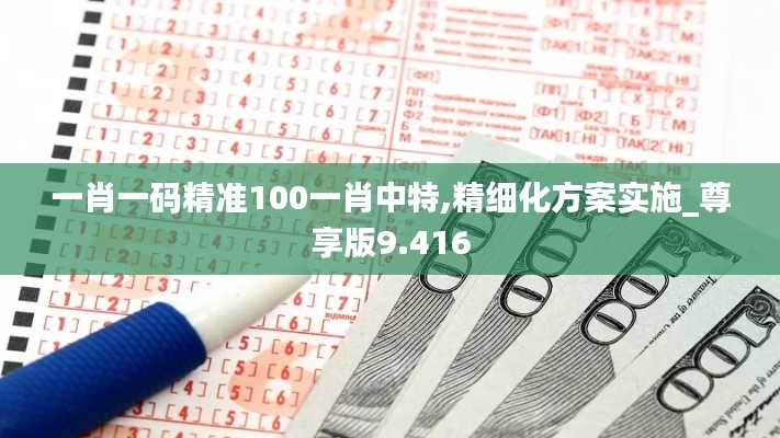 一肖一码精准100一肖中特,精细化方案实施_尊享版9.416