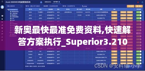 新奥最快最准免费资料,快速解答方案执行_Superior3.210