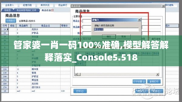 管家婆一肖一码100%准确,模型解答解释落实_Console5.518