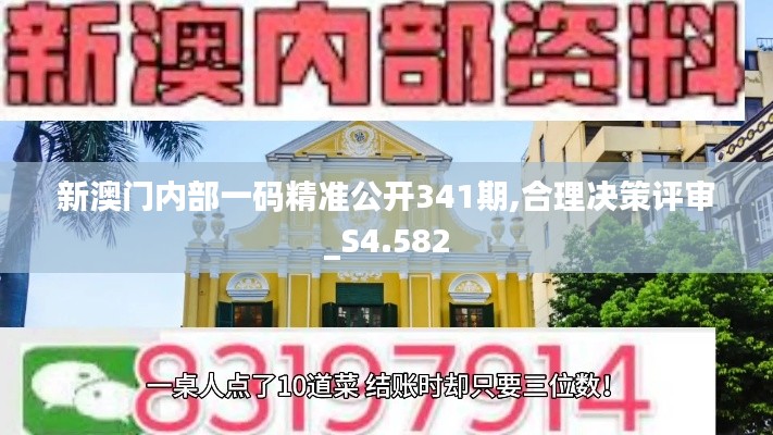 新澳门内部一码精准公开341期,合理决策评审_S4.582