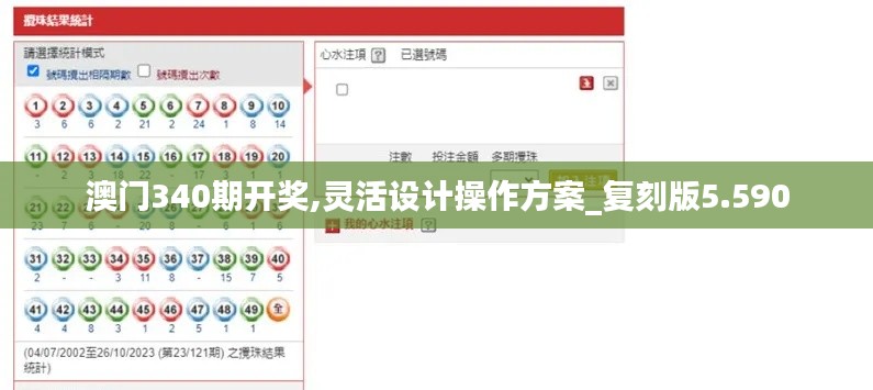 澳门340期开奖,灵活设计操作方案_复刻版5.590