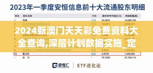 2024新澳门天天彩免费资料大全查询,深层计划数据实施_定制版10.476