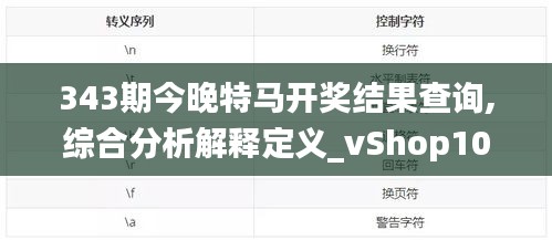 343期今晚特马开奖结果查询,综合分析解释定义_vShop10.701