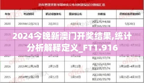 2024今晚新澳门开奖结果,统计分析解释定义_FT1.916