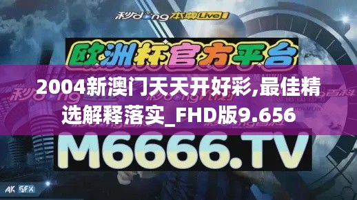 2004新澳门天天开好彩,最佳精选解释落实_FHD版9.656