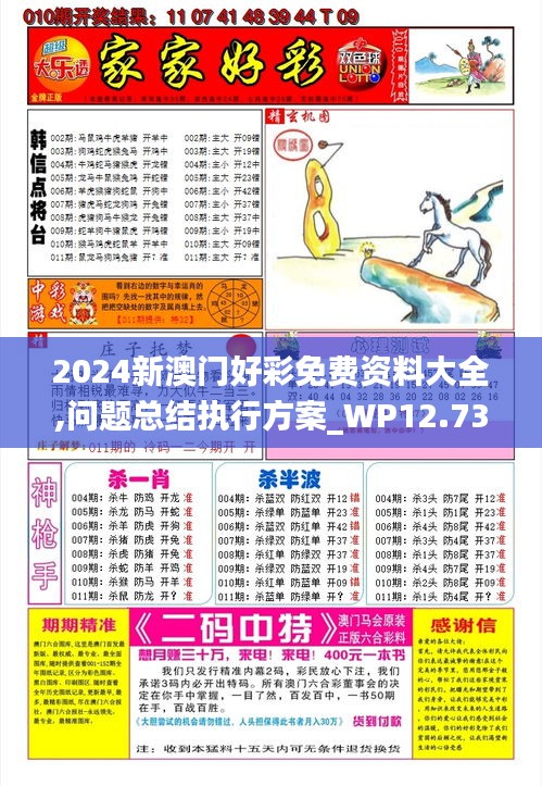 2024新澳门好彩免费资料大全,问题总结执行方案_WP12.733