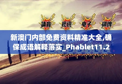 新澳门内部免费资料精准大全,确保成语解释落实_Phablet11.284