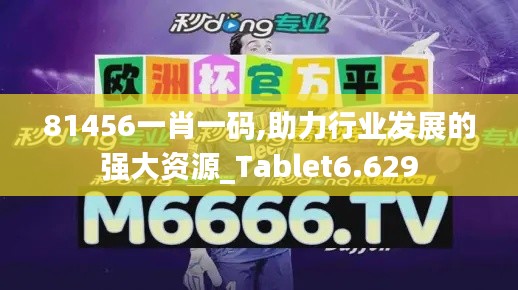 81456一肖一码,助力行业发展的强大资源_Tablet6.629