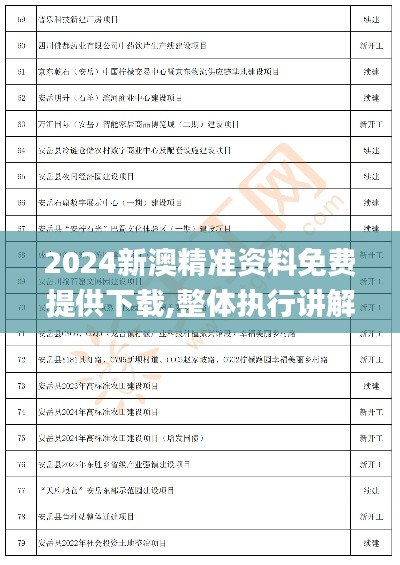 2024新澳精准资料免费提供下载,整体执行讲解_特供版13.129