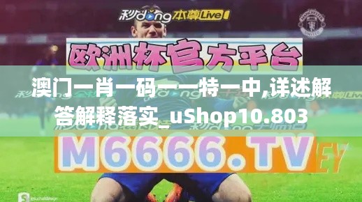 澳门一肖一码一一特一中,详述解答解释落实_uShop10.803