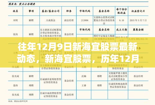 历年12月9日新海宜股票动态回顾与深度剖析，最新动态及影响剖析