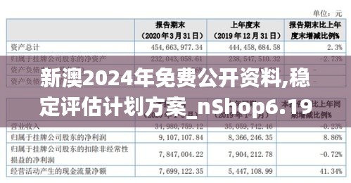 新澳2024年免费公开资料,稳定评估计划方案_nShop6.198