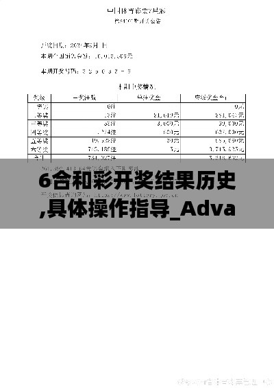 6合和彩开奖结果历史,具体操作指导_Advance110.379