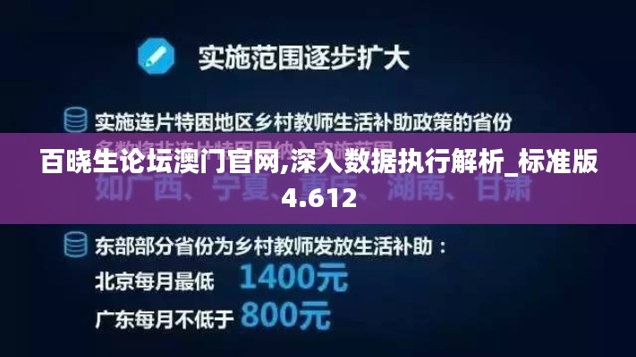 百晓生论坛澳门官网,深入数据执行解析_标准版4.612