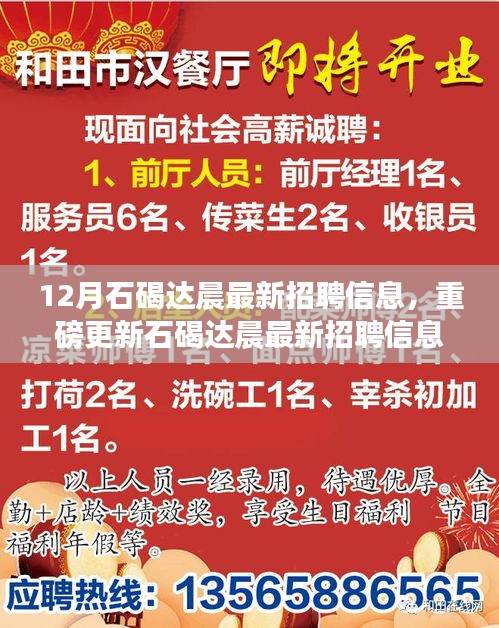 石碣达晨最新招聘重磅来袭，抓住职场黄金机遇，开启新征程！