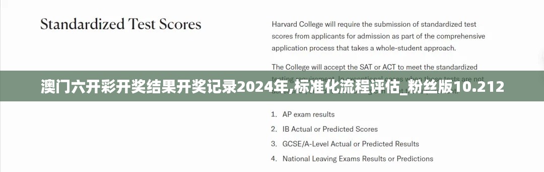 澳门六开彩开奖结果开奖记录2024年,标准化流程评估_粉丝版10.212