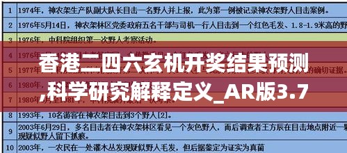 香港二四六玄机开奖结果预测,科学研究解释定义_AR版3.753