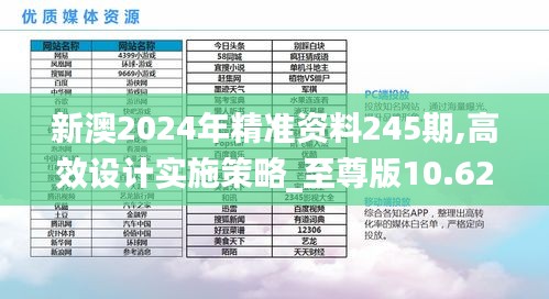 新澳2024年精准资料245期,高效设计实施策略_至尊版10.625