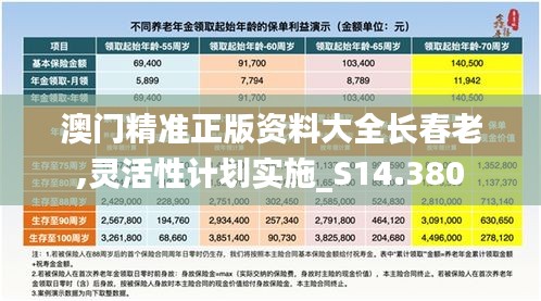 澳门精准正版资料大全长春老,灵活性计划实施_S14.380