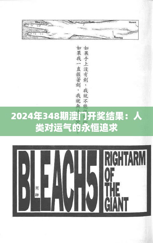 2024年348期澳门开奖结果：人类对运气的永恒追求