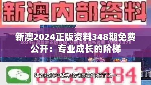 新澳2024正版资料348期免费公开：专业成长的阶梯