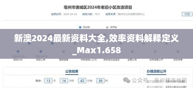 新澳2024最新资料大全,效率资料解释定义_Max1.658