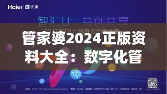 管家婆2024正版资料大全：数字化管理的全面升级，开启企业资源优化新篇章