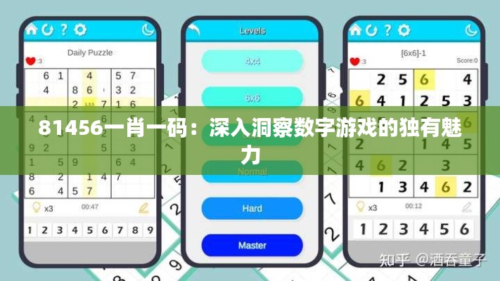 81456一肖一码：深入洞察数字游戏的独有魅力
