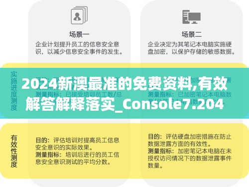 2024新澳最准的免费资料,有效解答解释落实_Console7.204