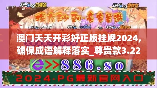 澳门天天开彩好正版挂牌2024,确保成语解释落实_尊贵款3.222