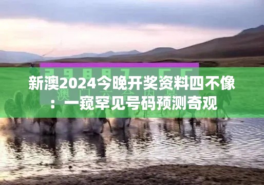 新澳2024今晚开奖资料四不像：一窥罕见号码预测奇观