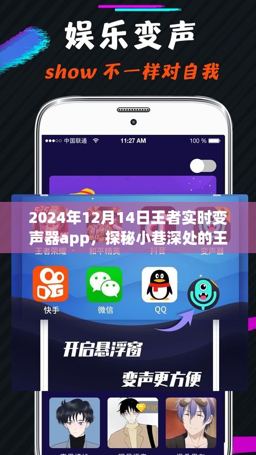 探秘王者实时变声器app，小巷深处的奇妙之旅在2024年12月14日的体验分享