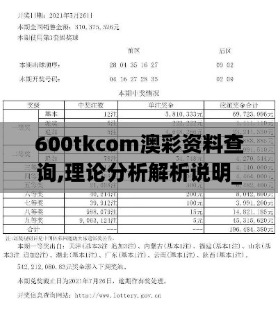 600tkcom澳彩资料查询,理论分析解析说明_战略版4.713