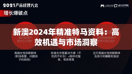 新澳2024年精准特马资料：高效机遇与市场洞察