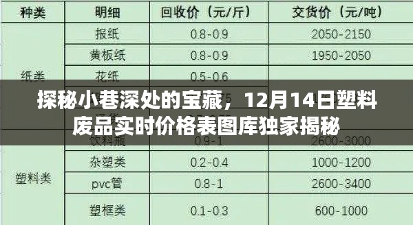 独家揭秘，小巷深处的宝藏与塑料废品实时价格表图库探秘（12月14日）